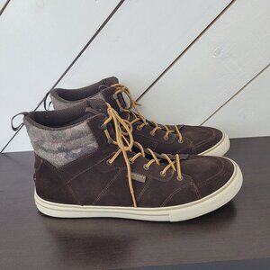 NEW  Sperry Men's 14 US Striper Storm Hiker Snow Boot, Brown/Camo Wool Blend